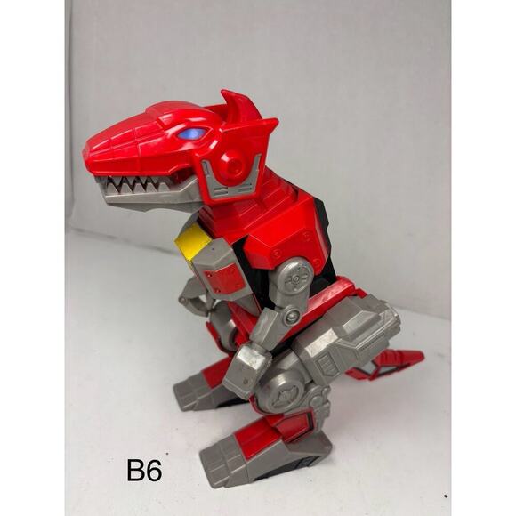 Power Rangers Red Ranger T Rex Zord Imaginext Fisher Price Figure - Picture 1 of 6